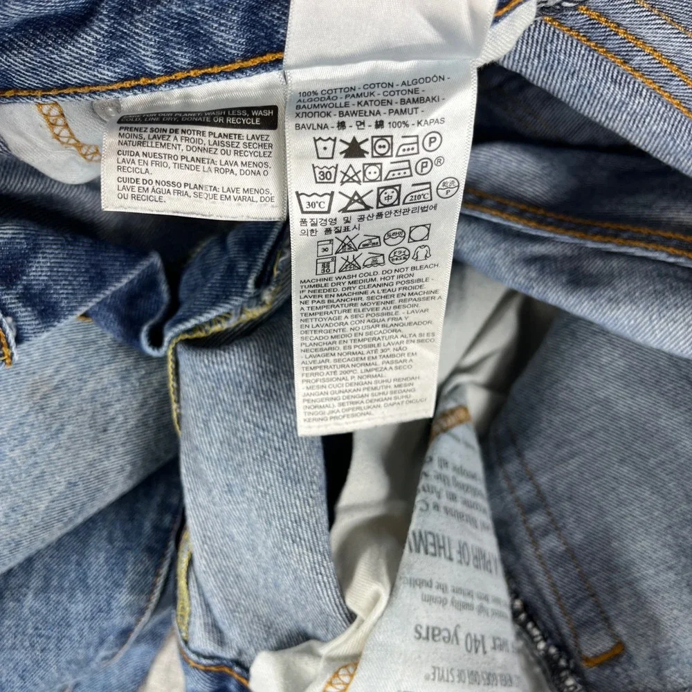 Levi's 517 Bootcut Jeans Mens 30x34 Blue Denim Classic Western Workwear Pants